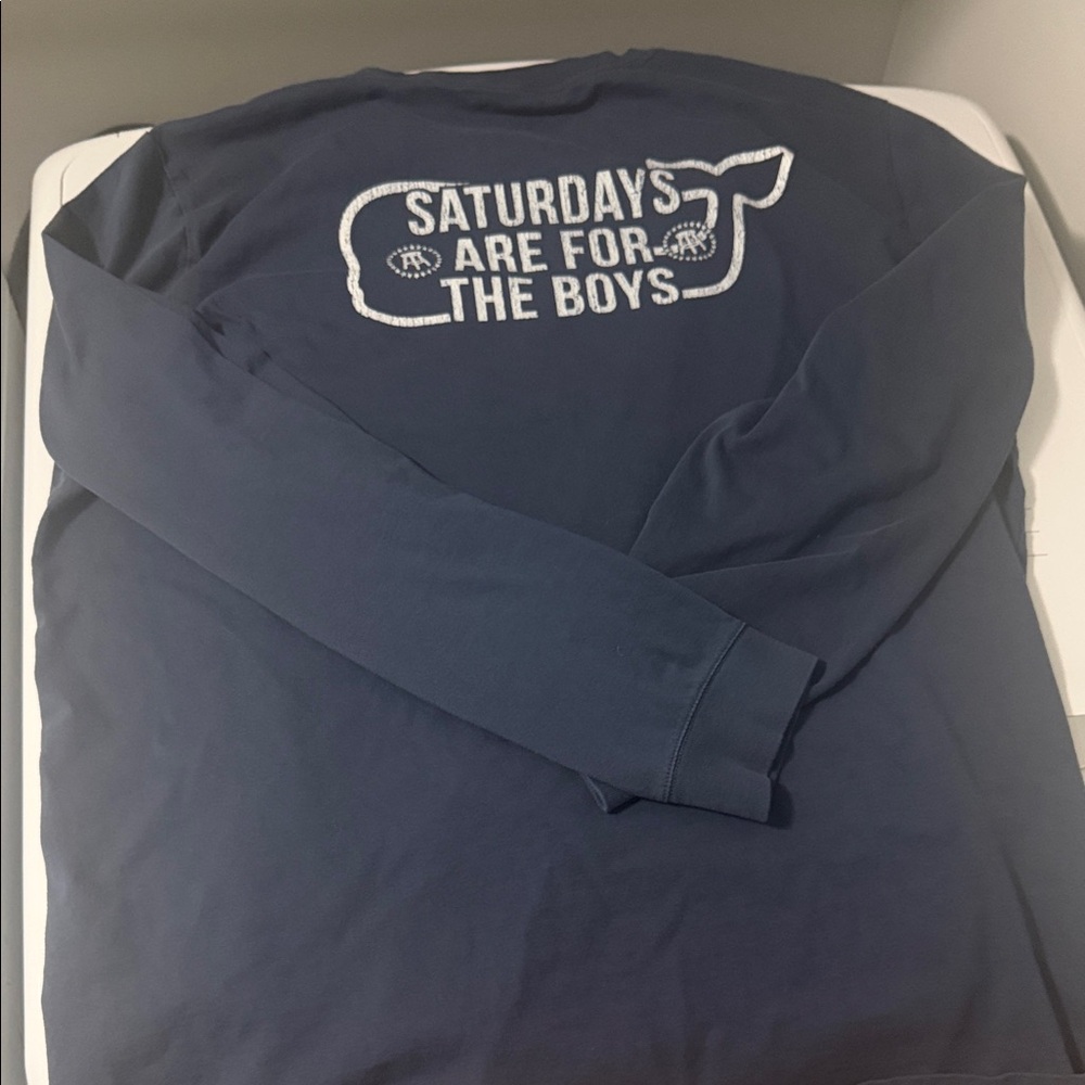 Barstool Vineyard Vines Navy Pocket Tee
